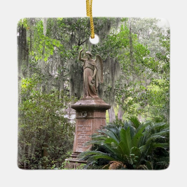 Savannah Bonaventure Angel Holiday Ornament (Front)