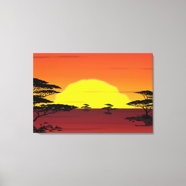 Savannah Canvas Print (Front)