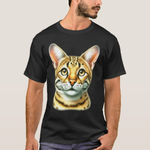 Savannah Cat Portrait T-Shirt