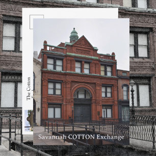 Savannah Cotton Exchange Georgia Photographic Postcard