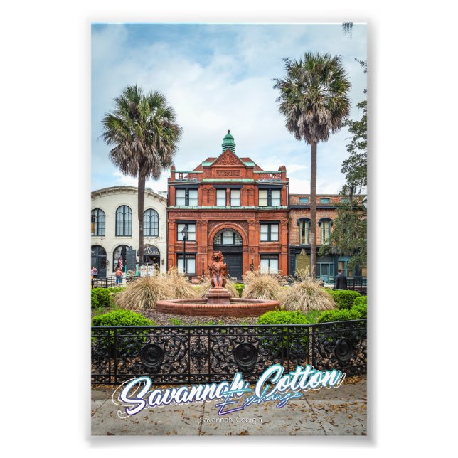 Savannah Cotton Exchange Photo Print (Front)