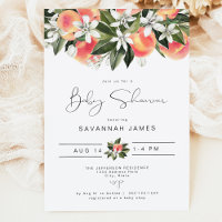 SAVANNAH Cute Little Peach Baby Shower