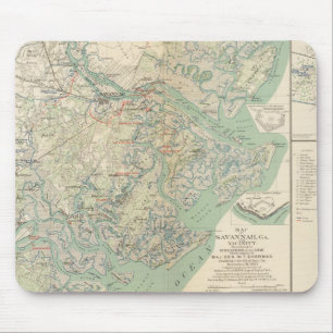 Savannah, Ga and vicinity Mouse Mat