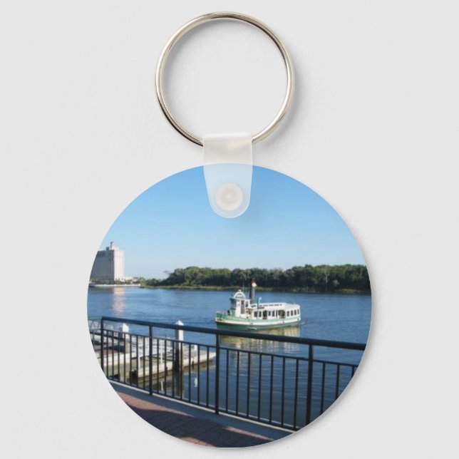 "SAVANNAH, GA" KEY RING (Front)