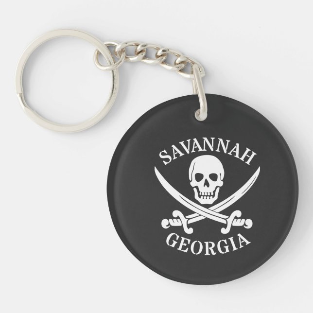 Savannah GA Key Ring (Front)