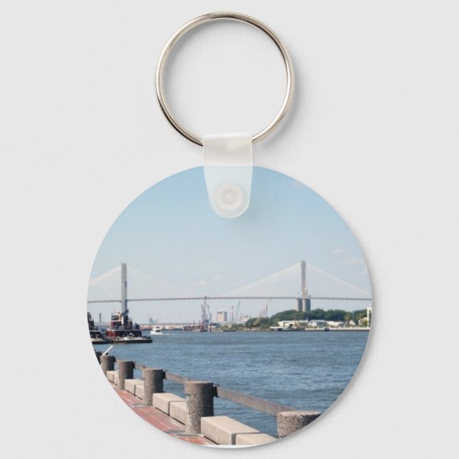 Savannah, GA Key Ring (Front)
