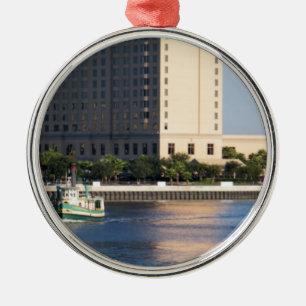 "SAVANNAH, GA" METAL TREE DECORATION