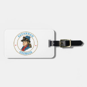 Savannah Georgia Colonial Luggage Tag