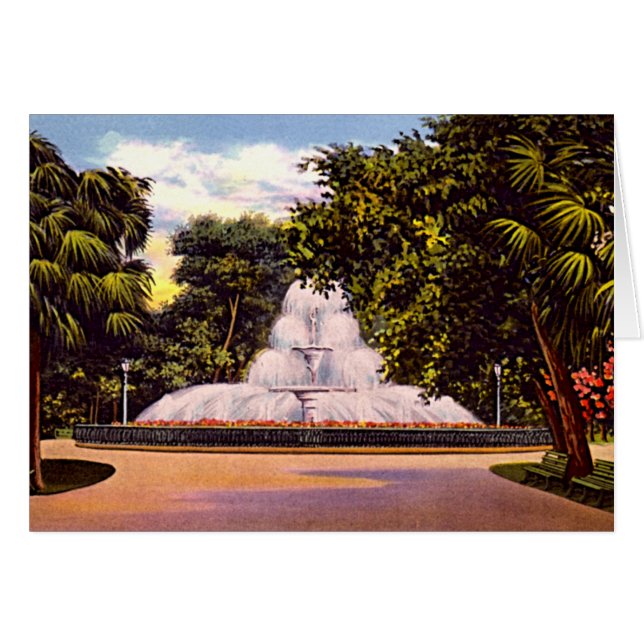 Savannah, Georgia Forsyth Park Fountain (Front Horizontal)