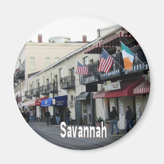 Savannah Georgia GA Magnet (Front)