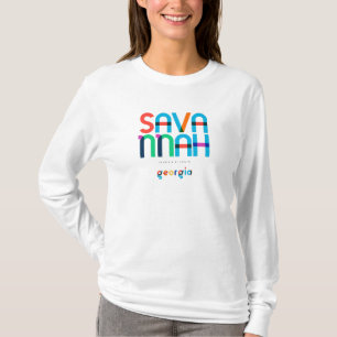 Savannah Georgia Mid Century, Pop Art, T-Shirt