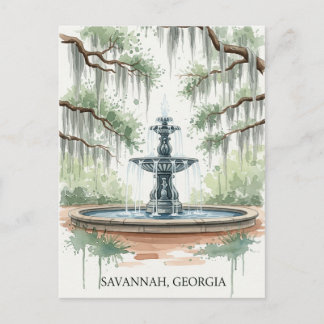 Savannah Georgia Postcard