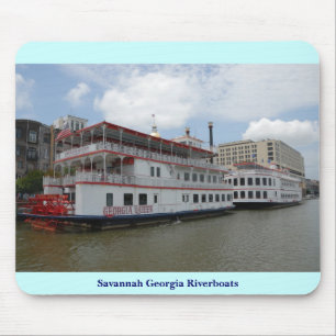 Savannah Georgia Riverboats Mouse Mat