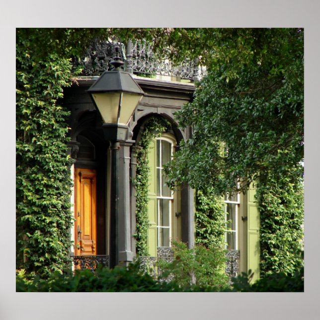 Savannah Historical House Poster (Front)