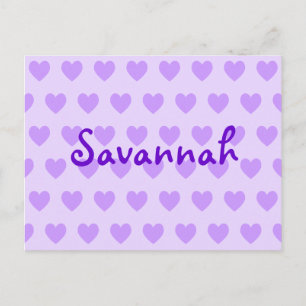 Savannah in Purple Postcard