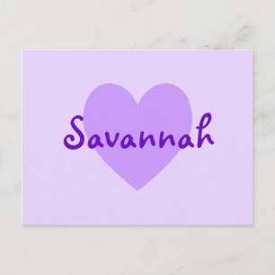 Savannah in Purple Postcard