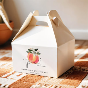SAVANNAH Little Peach Baby Shower Favour Box