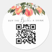 SAVANNAH Peach Buy the Bride a Drink QR Code