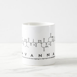Savannah peptide name mug