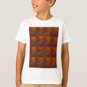 Savannah  Safari  Lets Go Zebra  Hakuna Matata mot T-Shirt