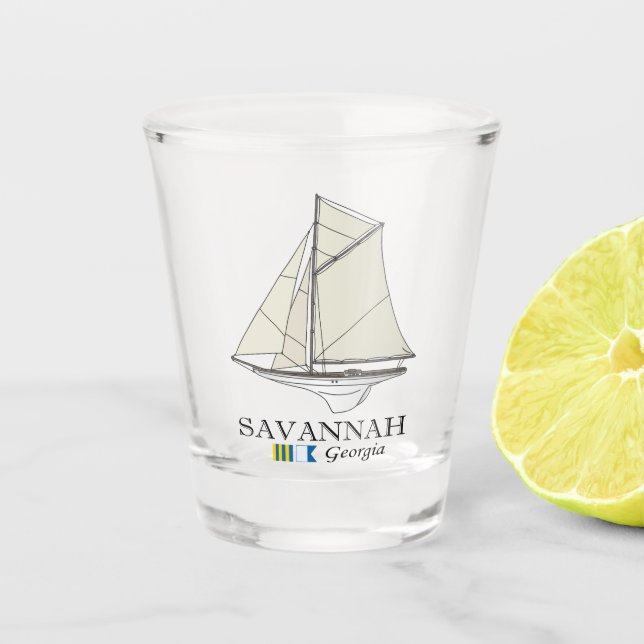 Savannah (SB) Shot Glass (Front)