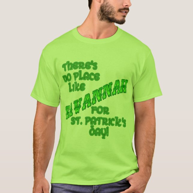 SAVANNAH St Patricks Day T-Shirt (Front)
