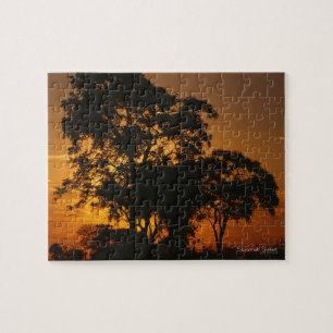 Savannah Sunset Jigsaw Puzzle