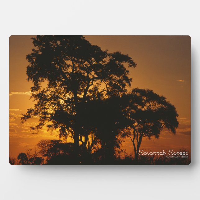 Savannah Sunset Plaque (Front)
