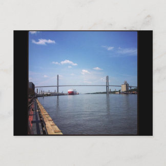 Savannah Suspension Bridge Postcard