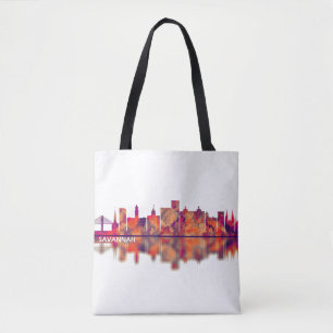 Savannah USA Skyline Tote Bag