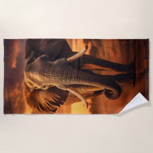 Savannahs Majesty Beach Towel