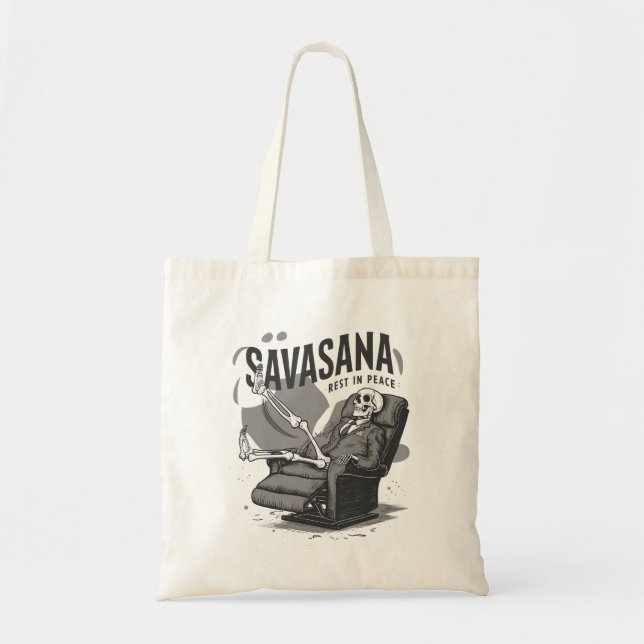 Savasana Yoga Tote Bag (Front)