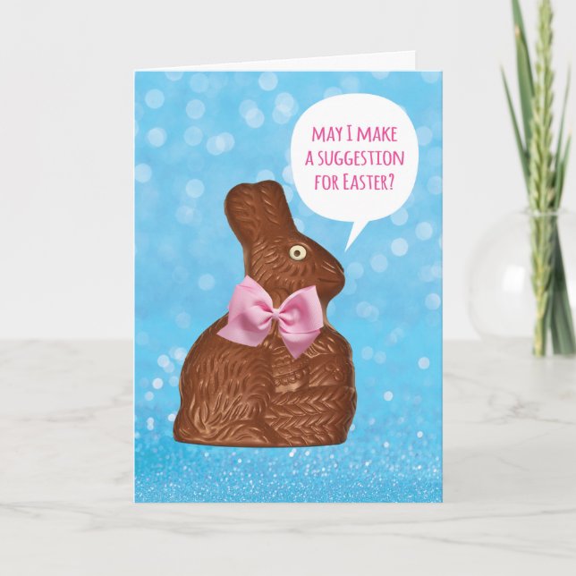 Save A Bunny– Eat Easter Peeps and Jelly Beans Card (Front)