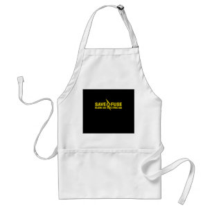 Save A Fuse Blow An Electrician Funny Gift Standard Apron
