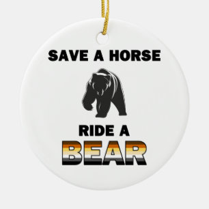 Save A Horse Ceramic Tree Decoration