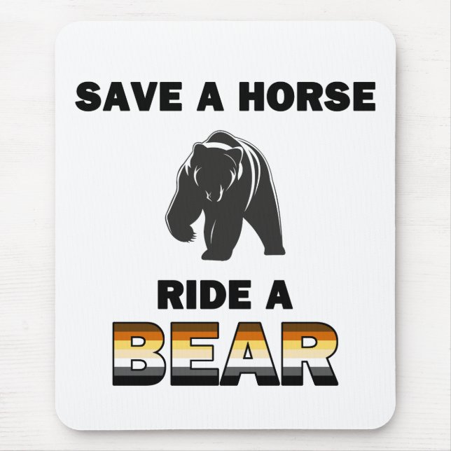 Save A Horse Mouse Mat (Front)
