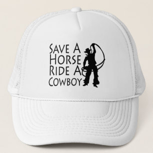Save A Horse Ride A Cowboy 2 Trucker Hat