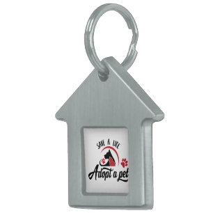 Save a Life Adopt a Pet ID Tag