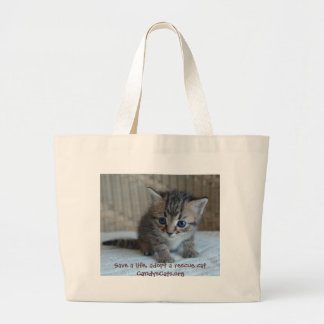 Save a life, adopt a rescue cat Bag
