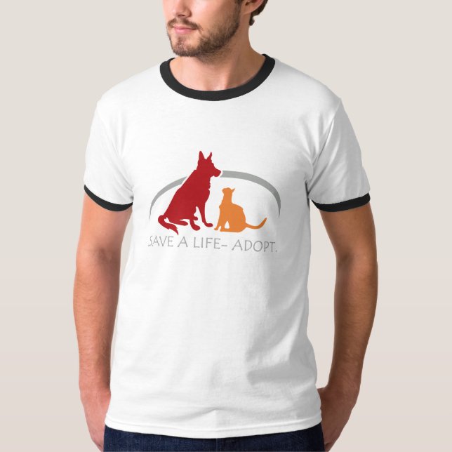 save a life-adopt T-Shirt (Front)