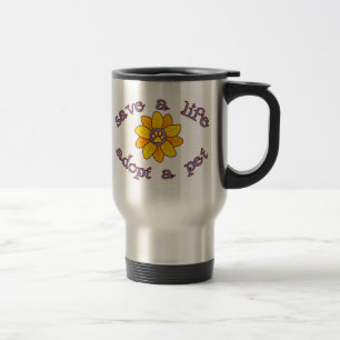 Save A Life - Adopt Travel Mug