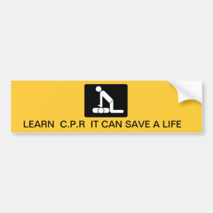 Save A Life Bumper Sticker