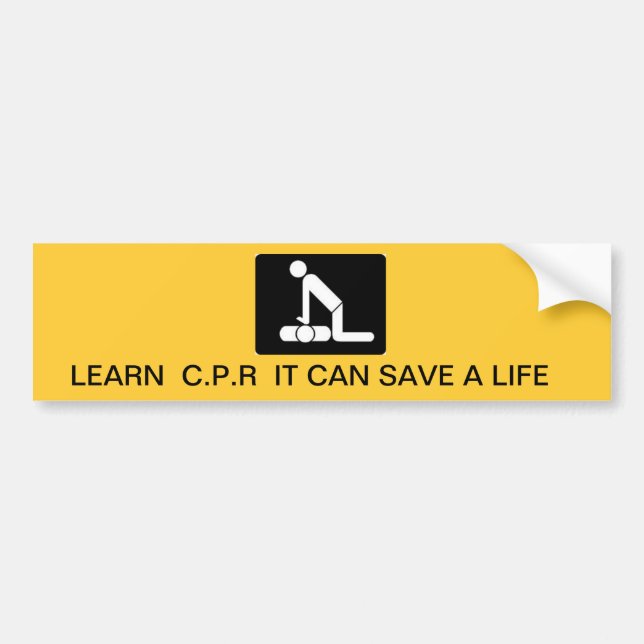 Save A Life Bumper Sticker (Front)