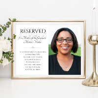 Save A Seat For Mother of the Graduate Memorial