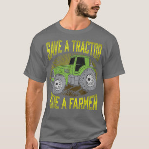 Save A Tractor Ride A Farmer T-Shirt