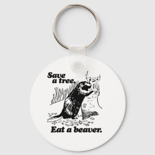 SAVE A TREE -.png Key Ring