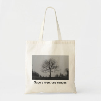 Save a tree tote bag