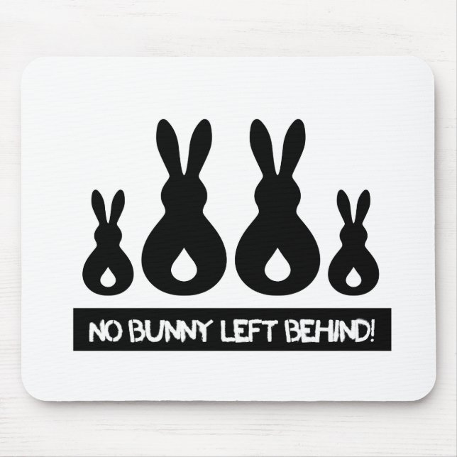 Save ALL the Bunnies! Mouse Mat (Front)