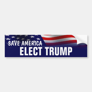 Save America  - Elect Donald Trump Bumper Sticker