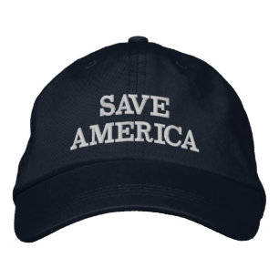 SAVE AMERICA EMBROIDERED HAT